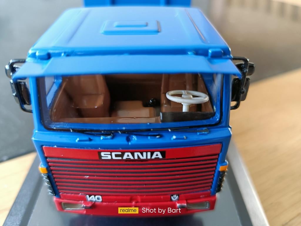 SCANIA 140 WIDESPREAD KIEPTRAILER GOLDEN OLDIES, Hobby en Vrije tijd, Modelauto's | 1:50, Ophalen of Verzenden, Nieuw, Bus of Vrachtwagen