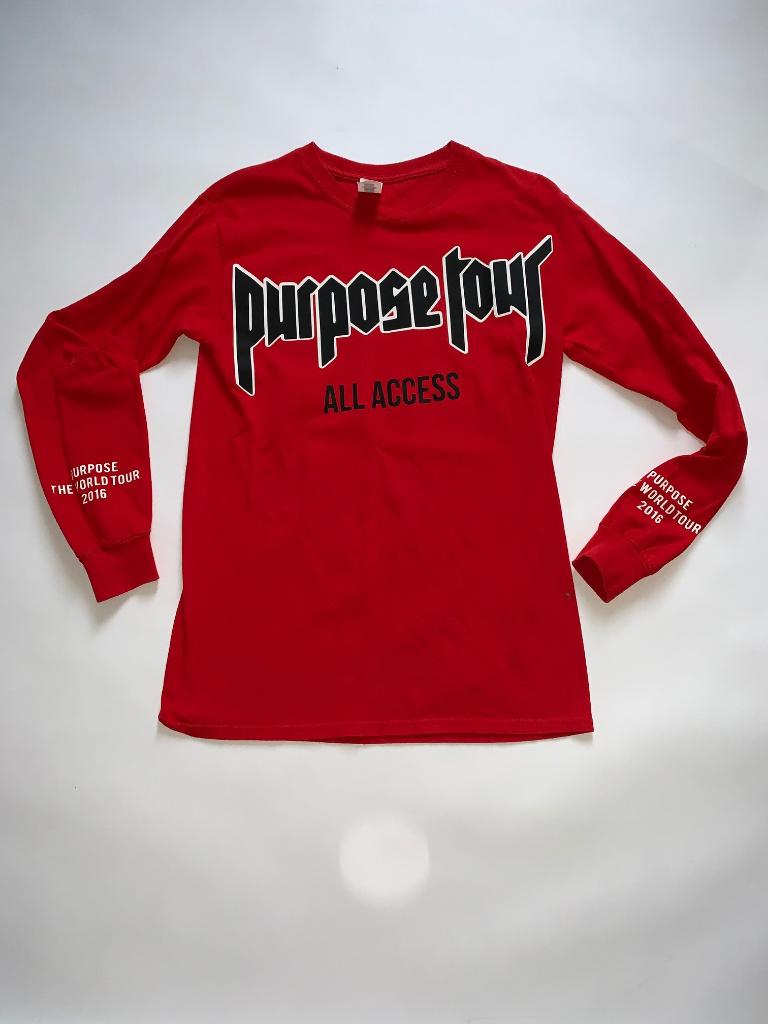 JUSTIN BIEBER longsleeve S in ~~nieuw~~ staat, Verzenden, Zo goed als nieuw, Kleding