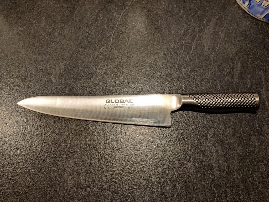 Global G-16 koksmes, Ophalen of Verzenden, Zo goed als nieuw