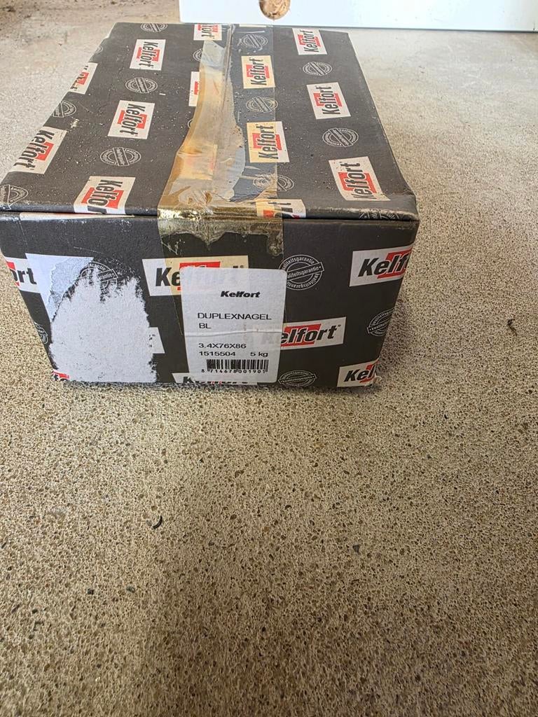 Kelfort Duplexnagels/Spijkers 5 kg, Ophalen of Verzenden, Nieuw, 50 tot 100 mm, Spijkers