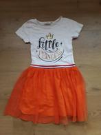 Jurk koningsdag mt 122 128 little princes, Ophalen of Verzenden, Zo goed als nieuw, Meisje, Jurk of Rok