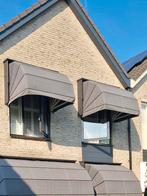 2 karkiezen invl markiesbakken, Tuin en Terras, Ophalen, Gebruikt, Minder dan 250 cm, Markies