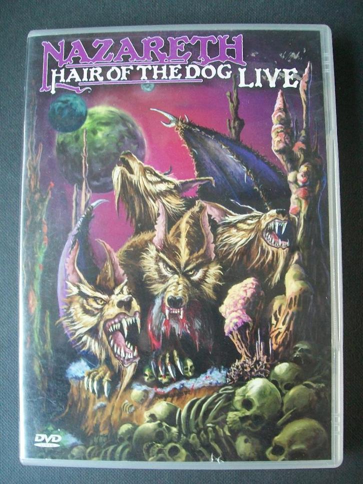 Nazareth Hair Of The Dog Live in nieuwstaat (1981), Cd's en Dvd's, Dvd's | Muziek en Concerten, Zo goed als nieuw, Muziek en Concerten