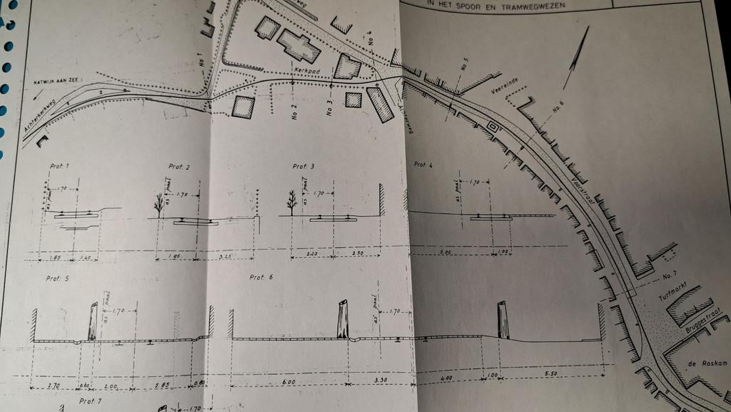 Katwijk aan de Rijn Railatlas tram NZH, Verzamelen, Ophalen of Verzenden, Zo goed als nieuw, Tram, Kaart of Prent