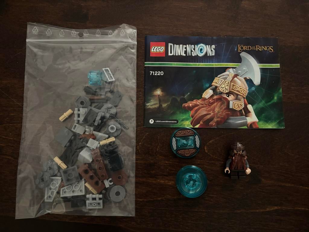 Lego Dimensions Fun Pack - Lord of the Rings Gimli (71220), Kinderen en Baby's, Speelgoed | Duplo en Lego, Compleet, Overige thema's