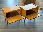 Mid century Louis van Teeffelen nachtkastjes, Huis en Inrichting, Slaapkamer | Nachtkastjes, Gebruikt, Minder dan 45 cm, Ophalen of Verzenden
