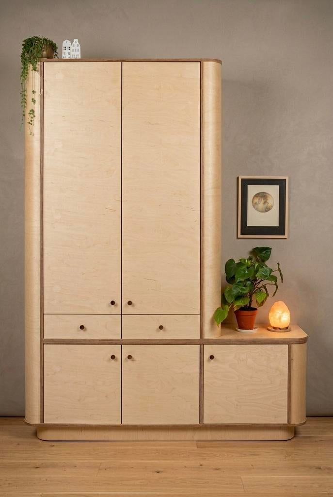 Handgemaakte meubels op maat - Uniek en duurzaam!, Huis en Inrichting, Kasten | Kledingkasten, 200 cm of meer, Met klep(pen), Nieuw