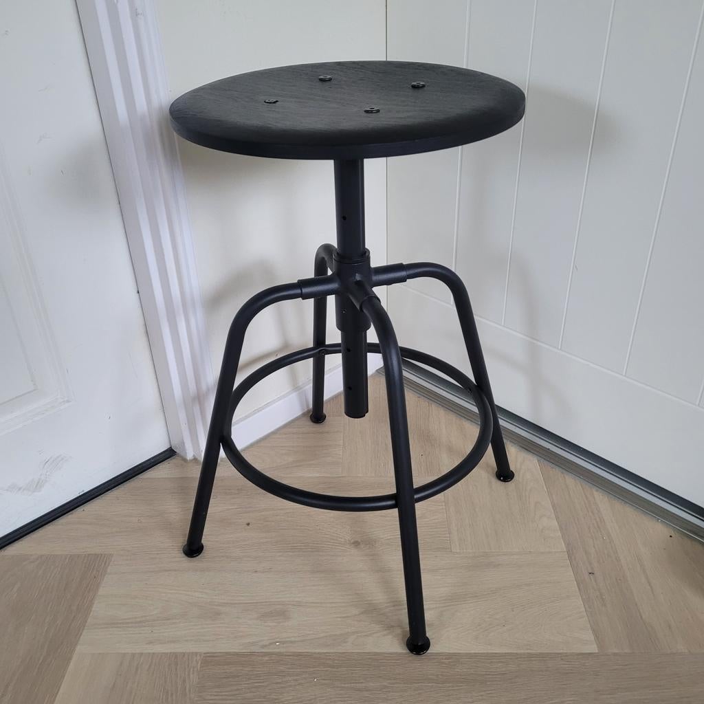 IKEA KULLABERG Kruk - In hoogte verstelbaar, Ophalen, In hoogte verstelbaar, Zo goed als nieuw, Staal