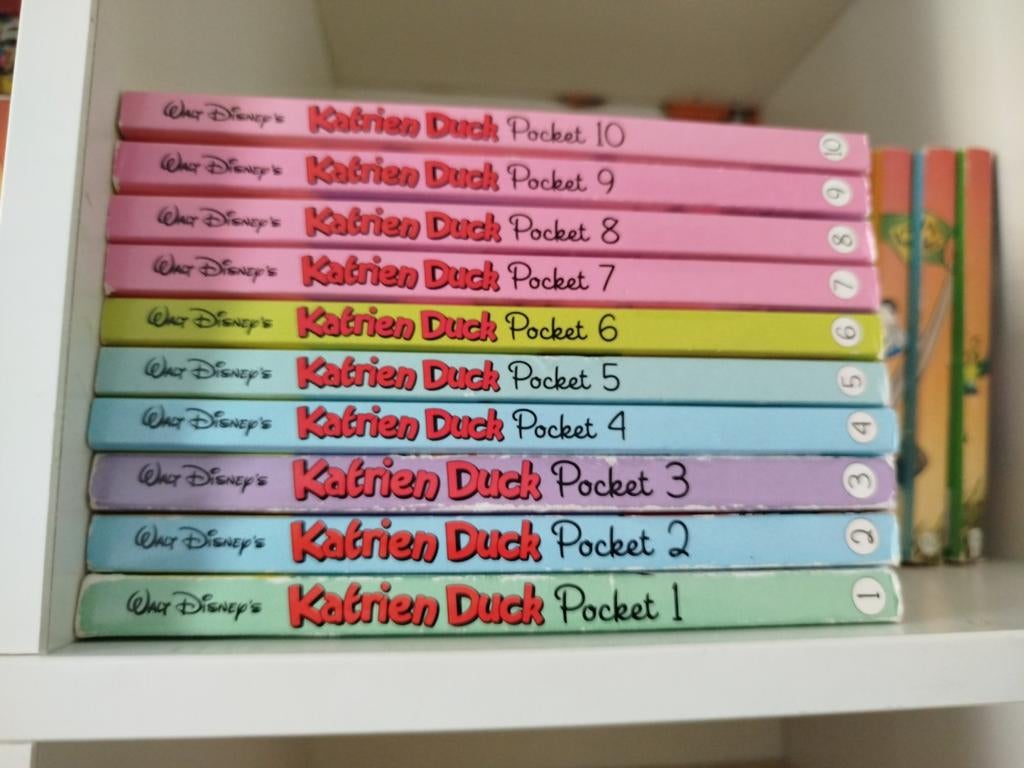 Donald Duck Katrien Duck diverse edities pockets albums, Boeken, Stripboeken, Gelezen, Meerdere stripboeken, Ophalen of Verzenden