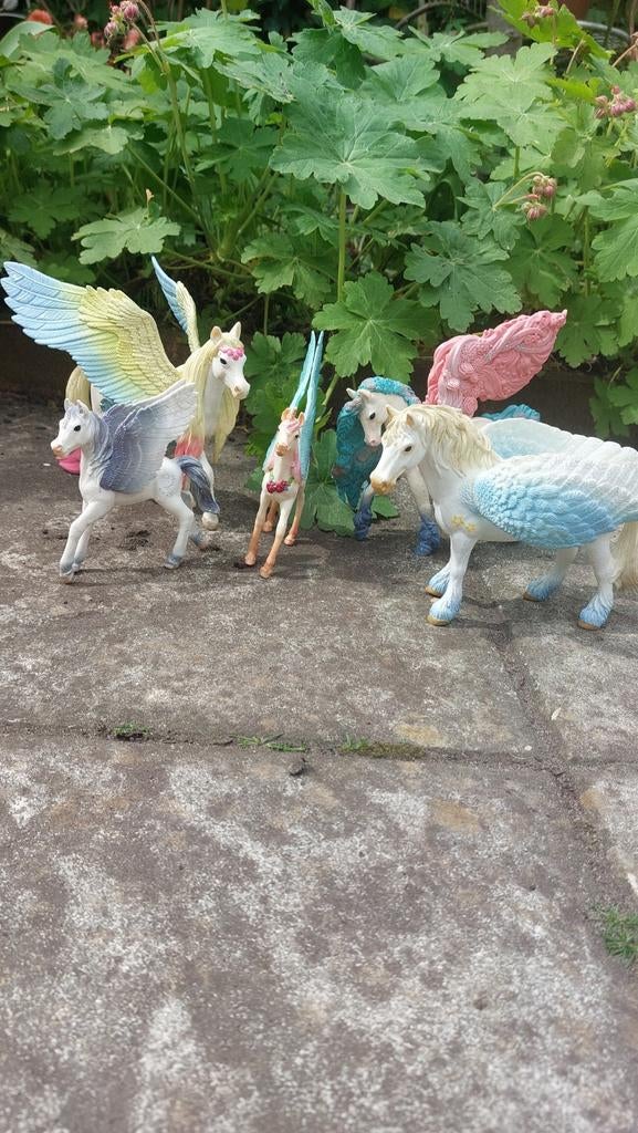 Schleich pegasus familie!, Ophalen of Verzenden, Zo goed als nieuw
