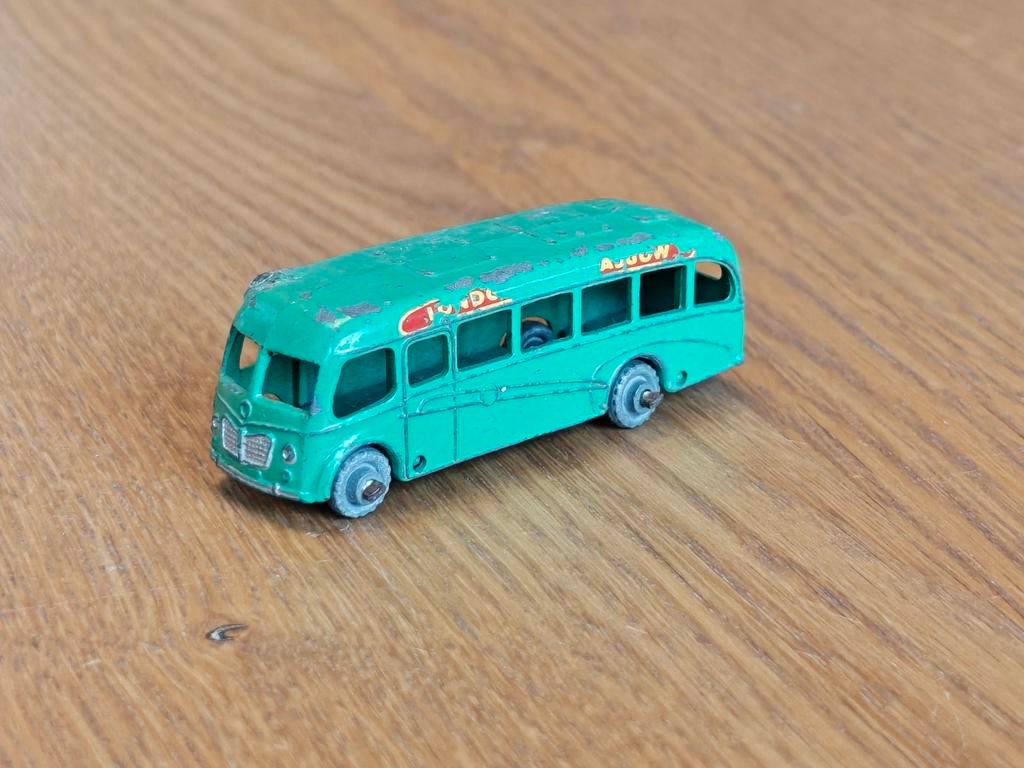 Matchbox Bedford Duple Luxury Coach GROEN, Ophalen of Verzenden, Zo goed als nieuw, Bus of Vrachtwagen