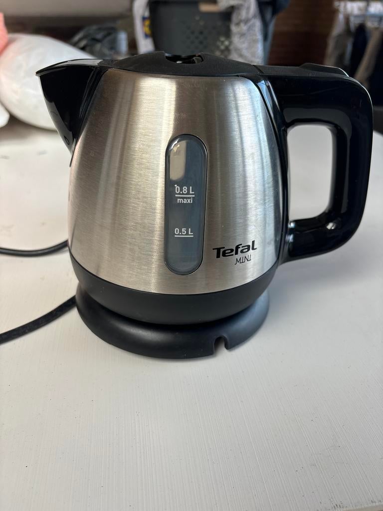 Tefal Mini waterkoker, Witgoed en Apparatuur, Waterkokers, Minder dan 1 liter, Ophalen, Gebruikt, Rvs