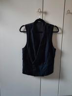 Gilet / blazer top van Wol, Kleding | Heren, Kostuums en Colberts, Maat 48/50 (M), Zwart, Vintage, Ophalen of Verzenden