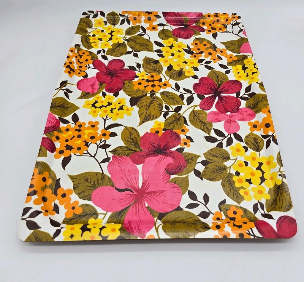 Vintage Mallod dienblad. 40 28 cm., Ophalen of Verzenden, Zo goed als nieuw, Rechthoekig, Hout