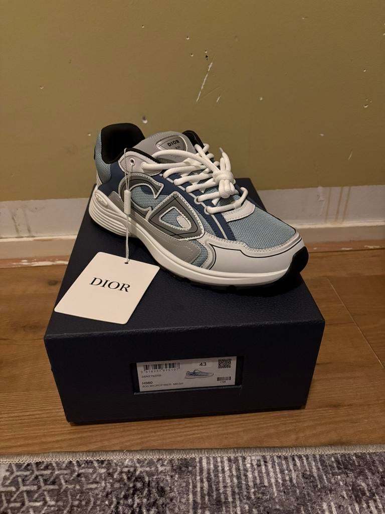 Dior b30 blauw&wit, Wit, Nieuw, Ophalen of Verzenden, Sneakers of Gympen