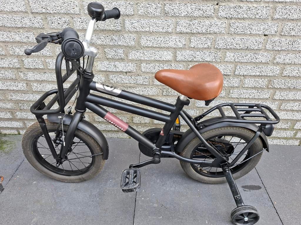kinderfiets 14 inch, Fietsen en Brommers, Fietsen | Kinderfietsjes, Ophalen, Gebruikt, Minder dan 16 inch, Zijwieltjes