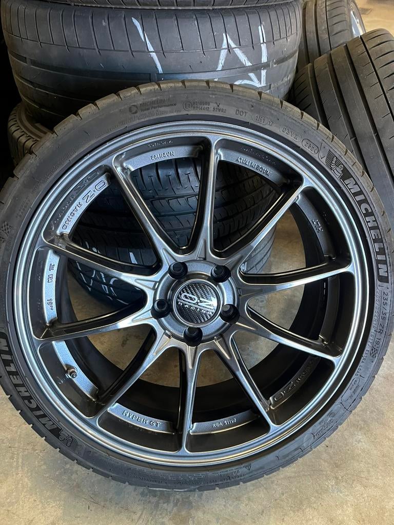OZ velgen 19 inch met zgan Michelin banden, 235 mm, Zomerbanden, Ophalen, 19 inch