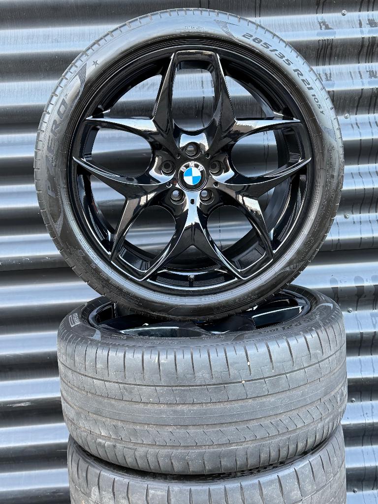 21” Orig Bmw X5 X6 F15 F16 E70 E53 velgen Styling 215 banden, Ophalen, 285 mm, Nieuw, 21 inch