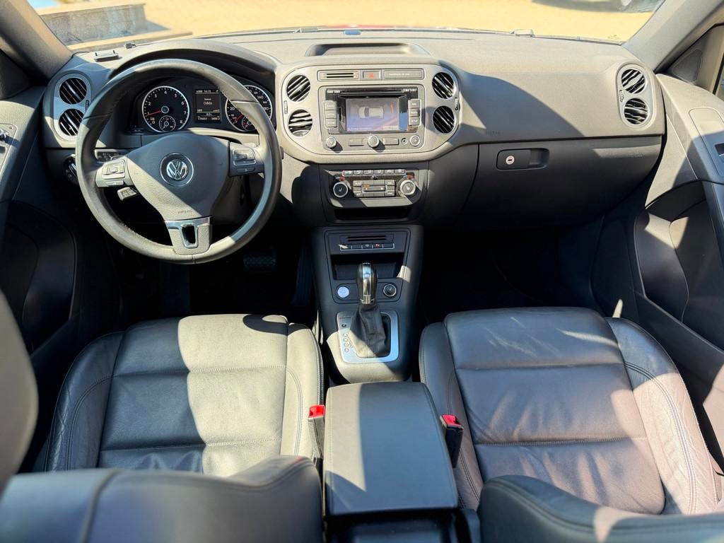 Volkswagen Tiguan 2.0 TSI Sport&Style/ 4Motion/ Face-life mo, Auto's, Volkswagen, Automaat, Gebruikt, Zwart, Bruin