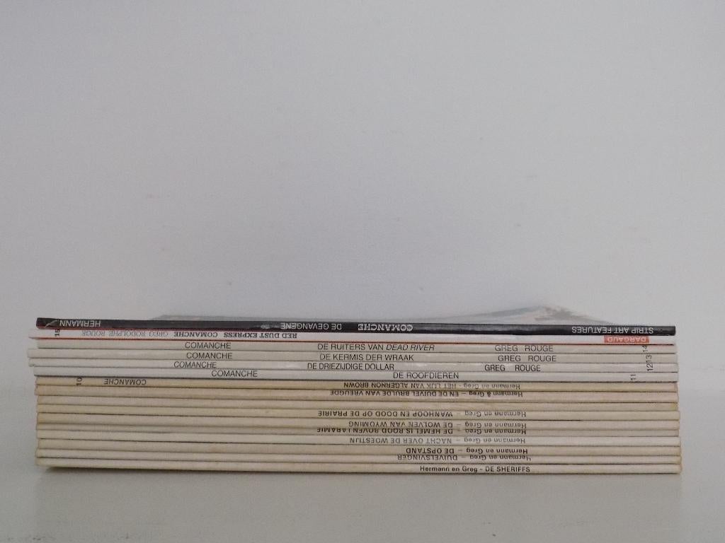 Comanche ~ Complete serie 1 t/m 15 + De Gevangene, Complete serie of reeks, Ophalen of Verzenden, Gelezen