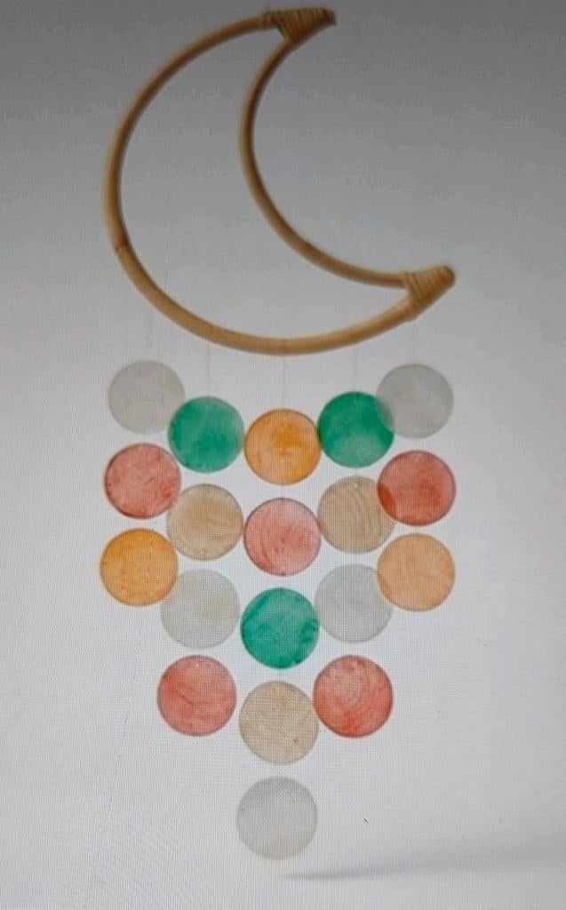 Maan schelpen mobiel, Ophalen of Verzenden, Hout, Minder dan 50 cm, Minder dan 5 flessen