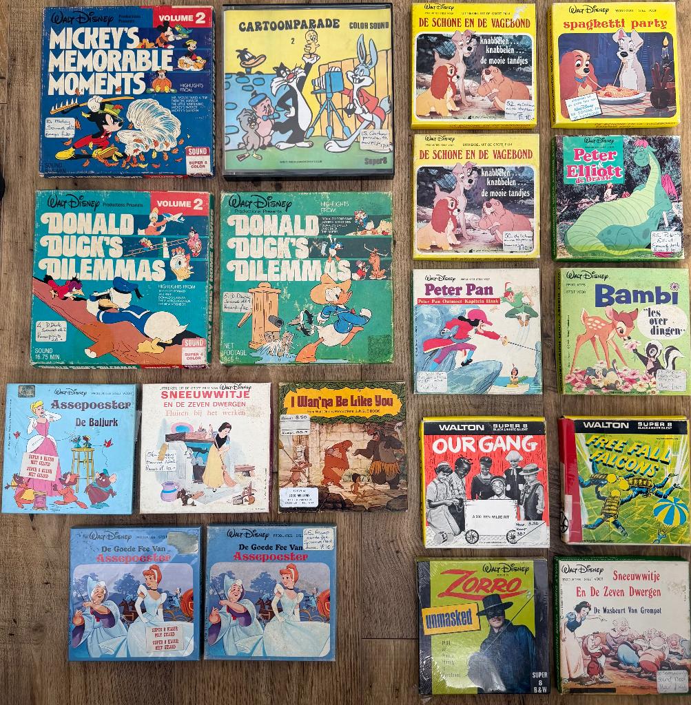 Super 8 Walt Disney, Verzamelen, Disney, Ophalen of Verzenden, Gebruikt, Overige typen