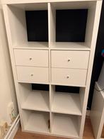 IKEA Kallax kast met lades + rieten manden, Ophalen, Kunststof, 100 tot 150 cm, 50 tot 100 cm