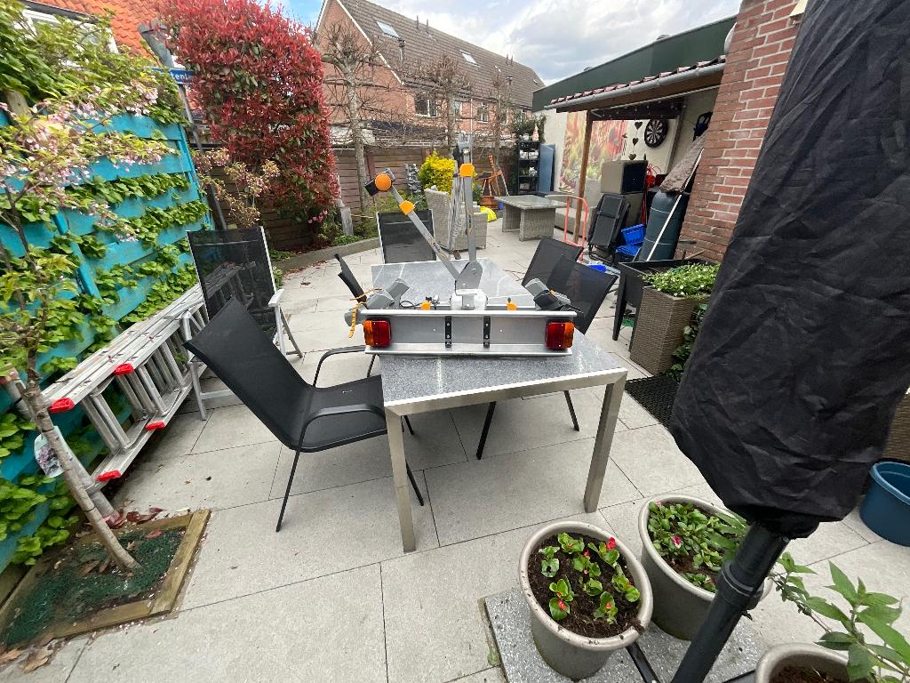 Fietsendrager auto, Ophalen, Gebruikt, Brede banden, 2 fietsen