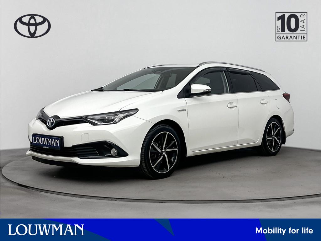 Toyota Auris Touring Sports 1.8 Hybrid Dynamic Ultimate, Auto's, Toyota, 12 maanden, Gebruikt, Zwart, Alcantara