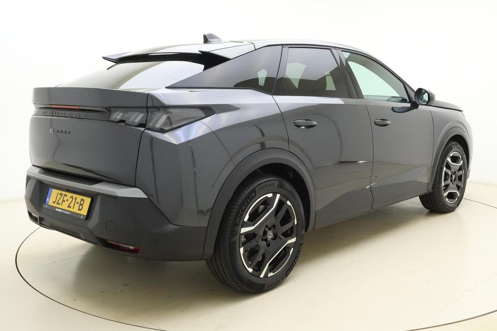 Peugeot e-3008 Allure Avantage 210 73 kWh DEMO | 525 KM WLTP, Stof, 213 pk, Grijs, SUV of Terreinwagen