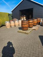 Wijnvaten, regenton bloembakken ijsbad, statafel,, Gebruikt, Rond, Ophalen of Verzenden, Balkon