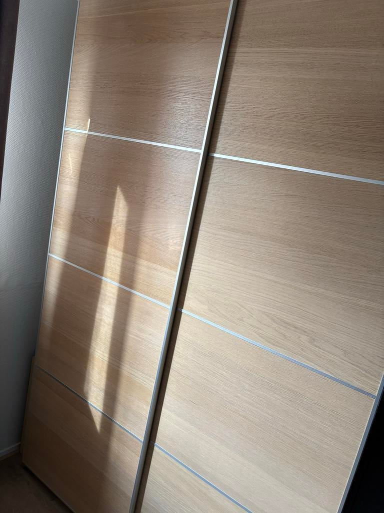 Pax kast 150cm breed met schuifdeuren, Ophalen, Gebruikt, 200 cm of meer, 150 tot 200 cm