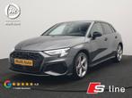 Audi A3 Sportback 45 TFSI e S edition Competition PHEV 245pk, Auto's, Gebruikt, Zwart, 4 cilinders, Leder en Stof