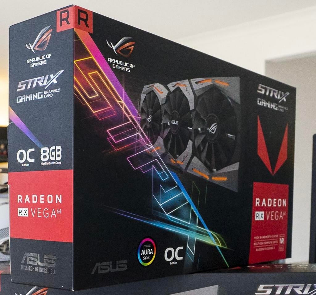 SUS rog Strix Radeon RX Vega 64 Gaming OC 8Gb, Computers en Software, Videokaarten, HDMI, Verzenden, GDDR6, PCI-Express 4