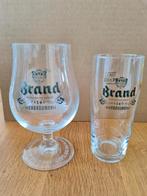 2 verschillende Brand bier glazen., Ophalen of Verzenden, Zo goed als nieuw, Glas of Glazen, Brand