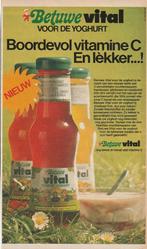 Retro reclame 1975 Betuwe Flipje limonade in yoghurt, Verzenden, Overige typen