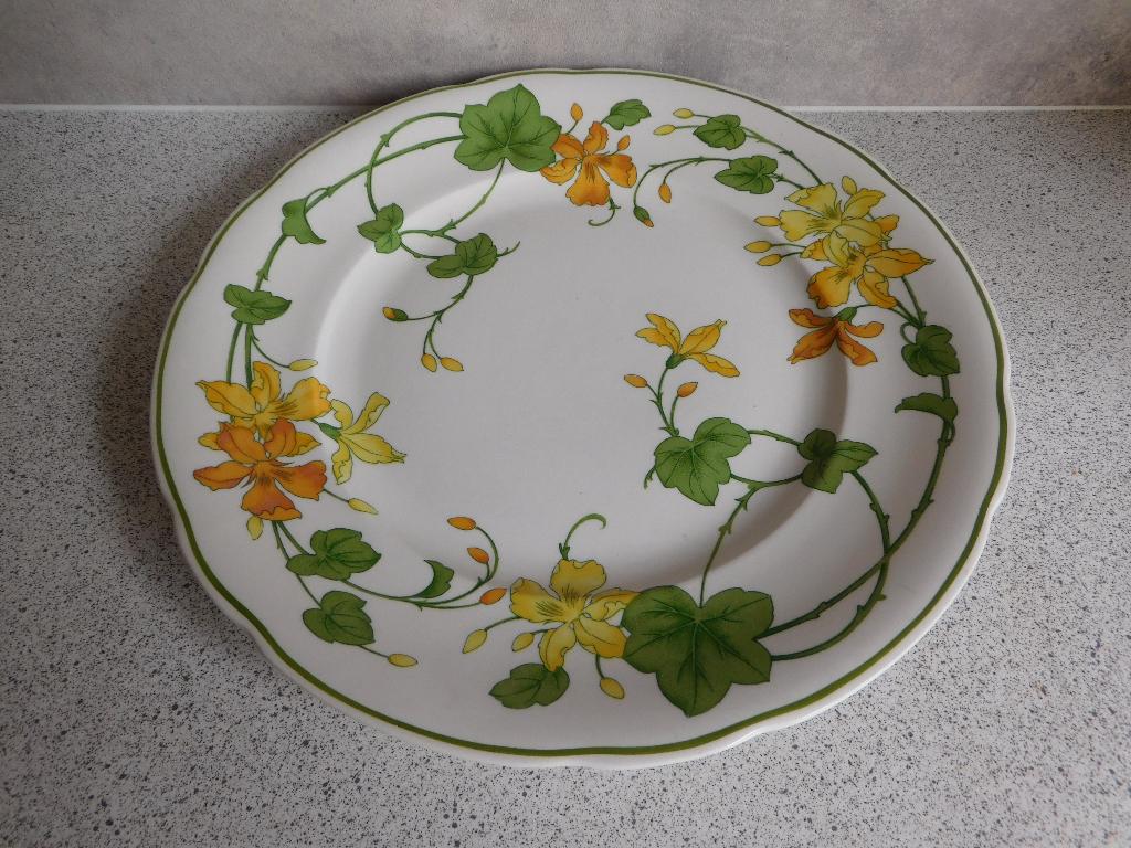 Bord 27 cm. Geranium Villeroy & Boch, Ophalen of Verzenden, Zo goed als nieuw, Bord(en), Overige stijlen