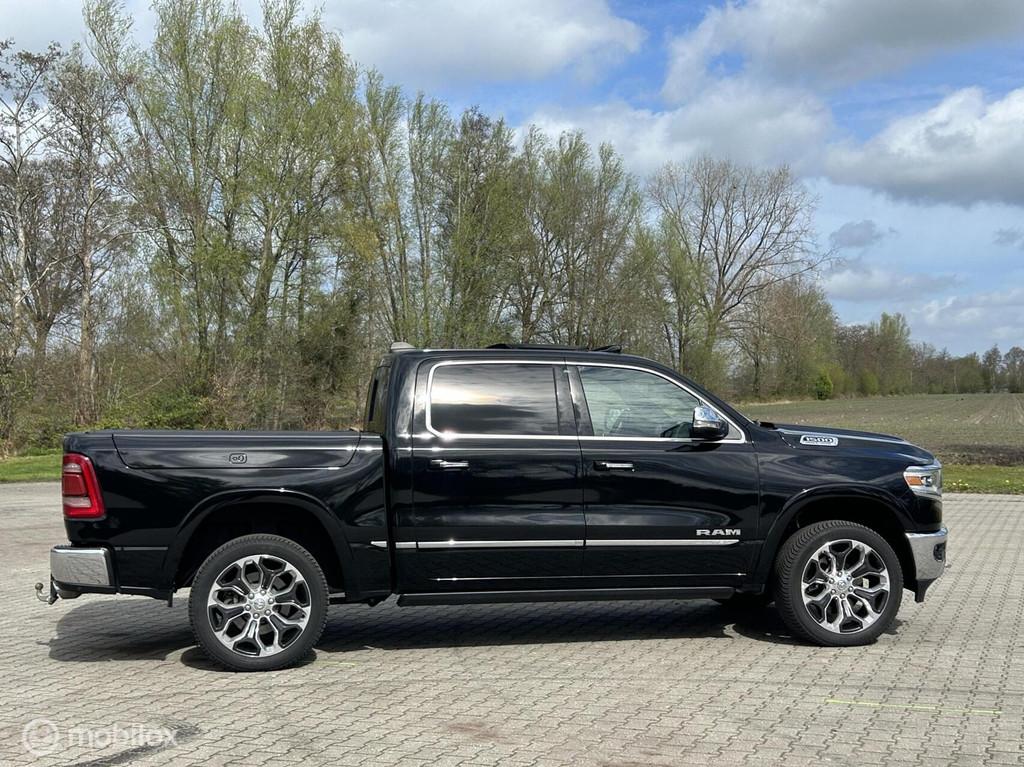 Dodge Ram 1500 5.7 V8 4x4 Limited Ramboxen MWK, Auto's, Automaat, Gebruikt, Zwart, Leder