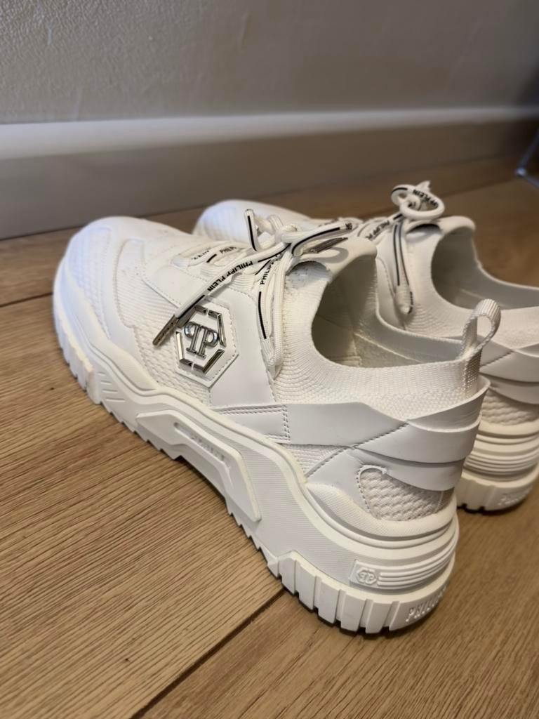 Philipp Plein Sneakers | Wit | Originieel | 41 | Incl doos, Wit, Nieuw, Ophalen of Verzenden, Sneakers of Gympen
