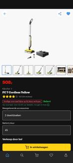 Karcher FC 7 Cordless Premium - Stofzuiger en Dweil in één, Witgoed en Apparatuur, Stofzuigers, Ophalen of Verzenden