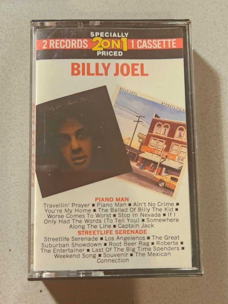 Billy joel - piano man/streetlife serenade -  Cassette, Cd's en Dvd's, Cassettebandjes, Gebruikt, Verzenden, 1 bandje, Origineel