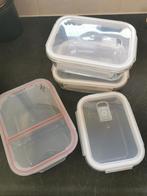 Glazen opberg bakken (vriezer, oven, magnetron bestendig), Ophalen of Verzenden