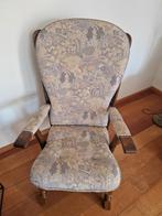 Comfortabele vintage fauteuil met hoge rug., Ophalen