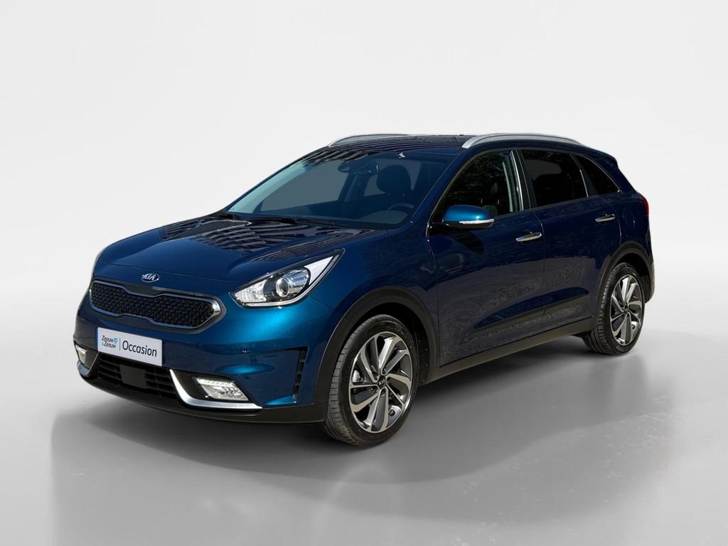 Kia Niro 1.6 GDi Hybrid ExecutiveLine 18 inch | stoelverwarm, 12 maanden, Gebruikt, Euro 6, Blauw