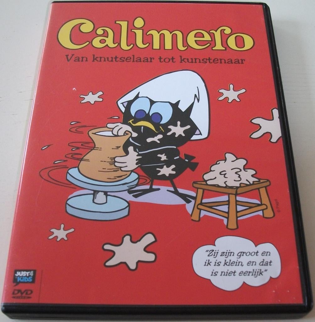 Dvd *** CALIMERO *** Deel 7: Van Knutselaar tot Kunstenaar, Gebruikt, Tekenfilm, Alle leeftijden, Overige soorten