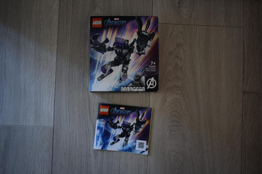Lego 76204 Marvel blach phanther mechapantser, Lego, Ophalen of Verzenden, Zo goed als nieuw, Compleet