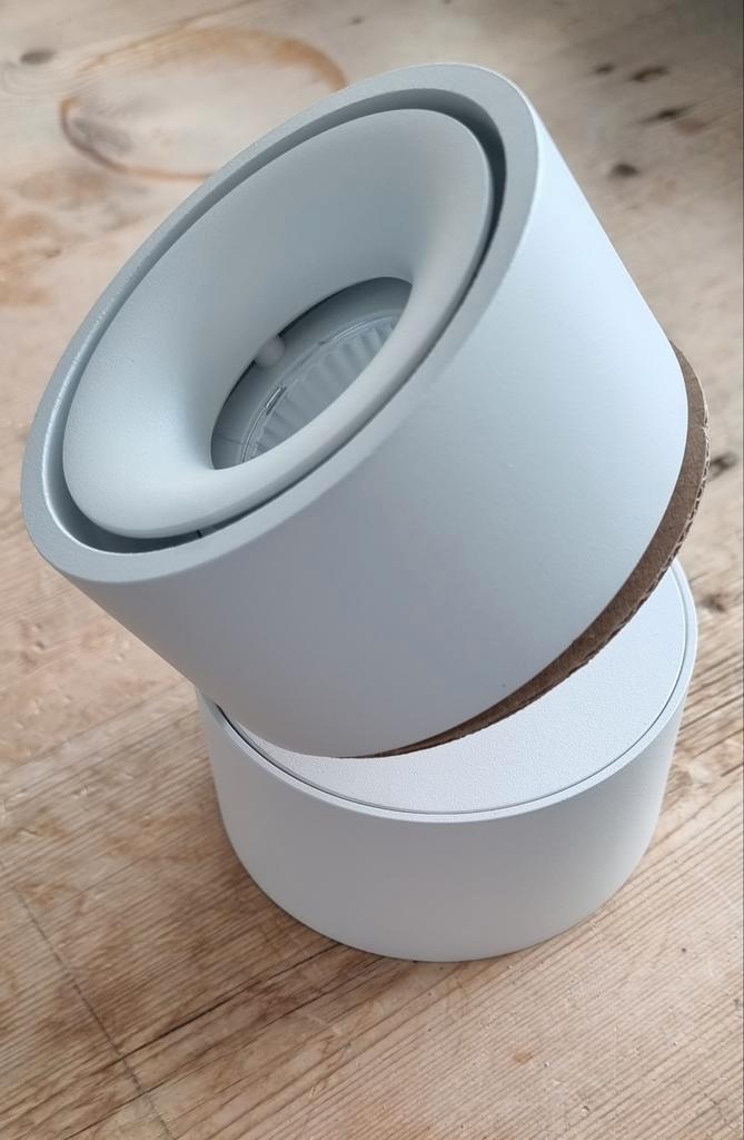 Philips LED Opbouwspot Rond - Wit, 10cm Hoogte, Huis en Inrichting, Lampen | Spots, Zo goed als nieuw, Plafondspot of Wandspot