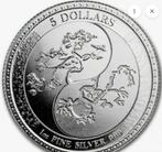 Gezocht 1 oz munten equilibrium tokelau, Ophalen of Verzenden, Zilver