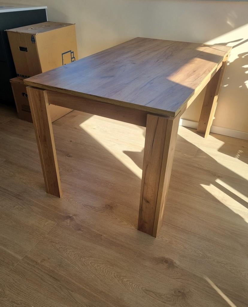Eettafel, Huis en Inrichting, Tafels | Eettafels, Ophalen, 100 tot 150 cm, 50 tot 100 cm, Zo goed als nieuw