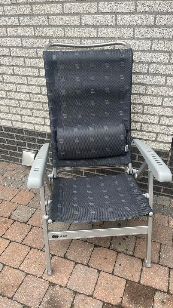Dukdalf campeerstoel 4 stuks, Ophalen of Verzenden, Gebruikt, Campingstoel